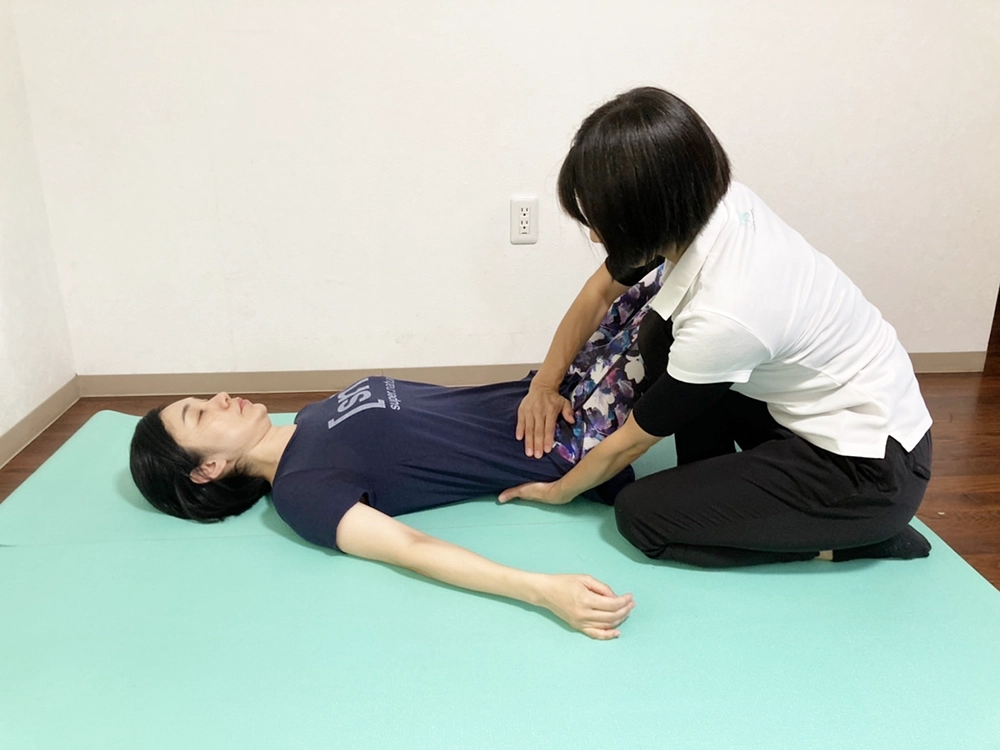 仙腸関節の動き、尿漏れ、痛みの有無